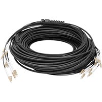 Digitus Cavo breakout universale in fibra ottica, duplex, connettore LC/UPC, multimodo OM4 Nero