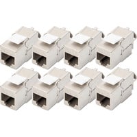 Digitus Modulo Keystone CAT 6A schermato senza attrezzi 8 pz, Modulo di Keystone 