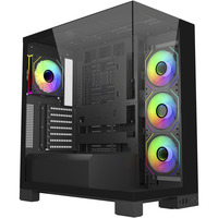 FSP M540-BA Midi Tower Nero, Chassis Tower Nero, Midi Tower, PC, Nero, ATX, micro ATX, Mini-ITX, Vetro, SPCC, Gaming