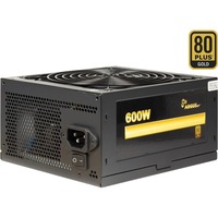 Inter-Tech Argus GPS-600 alimentatore per computer 600 W 20+4 pin ATX ATX Nero, Alimentatore PC Nero, 600 W, 100 - 240 V, 47 - 63 Hz, 8/4 A, 100 W, 600 W