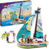 LEGO Friends L’avventura in barca a vela di Stephanie, Giochi di costruzione Set da costruzione, 7 anno/i, Plastica, 304 pz, 620 g
