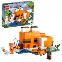 LEGO Minecraft Il Capanno della Volpe Set da costruzione, 8 anno/i, Plastica, 193 pz, 407 g