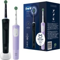 Procter & Gamble Oral-B Vitality Pro D103 Duo, Spazzolino da denti elettrico Nero/Viola