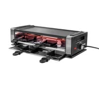 Unold 48730 griglia per raclette 8 persona(e) 1200 W Nero, Acciaio inox Nero/in acciaio inox, 8 persona(e), Plastica, Acciaio inox, 1 Fornello(i), Nero, Acciaio inox, Rettangolare, Temperatura