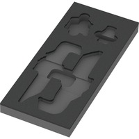 Wera Inserto in schiuma per set di chiavi a brugola 1, vuoto, Deposito Nero/grigio