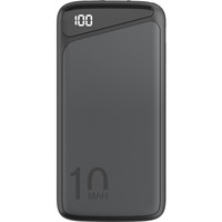 goobay 53936 batteria portatile Polimeri di litio (LiPo) 10000 mAh Nero, Powerbank  Nero, 10000 mAh, Polimeri di litio (LiPo), 3,7 V, Nero