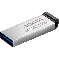 ADATA UR350 unità flash USB 256 GB USB tipo A 3.2 Gen 1 (3.1 Gen 1) Nero, Argento, Chiavetta USB nichel/Nero, 256 GB, USB tipo A, 3.2 Gen 1 (3.1 Gen 1), 100 MB/s, Senza coperchio, Nero, Argento
