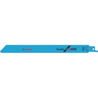 Bosch 2 608 656 018 lama per sega a gattuccio, sega a traforo e sega universale Lama per sega circolare Bimetallo 5 pz Lama per sega circolare, Tubo, Profilato, Lamiera (sottile), Bimetallo, 0,9 mm, 22,5 cm, 5 pz