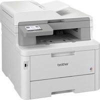 Brother MFC-L8340CDW stampante multifunzione LED 600 x 2400 DPI 30 ppm Wi-Fi grigio chiaro, LED, Stampa a colori, 600 x 2400 DPI, Copia a colori, Stampa diretta, Bianco