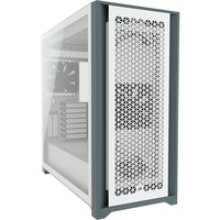 Corsair 5000D AIRFLOW Midi Tower Bianco bianco, Midi Tower, PC, Bianco, Plastica, Acciaio, Vetro temperato, Giocare, 17 cm