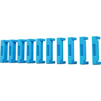 Lindy Serratura per porta HDMI (senza chiave), Castello Bloccaporte, HDMI, Blu, Acrilonitrile butadiene stirene (ABS), 10 pz, Sacchetto di politene