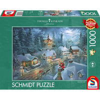 Schmidt Spiele Thomas Kinkade Studios: La Notte Silenziosa di Babbo Natale, Puzzle 