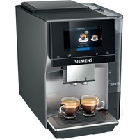 Siemens EQ.700 TP705D01 macchina per caffè Automatica Macchina da caffè combi 2,4 L Nero/in acciaio inox, Macchina da caffè combi, 2,4 L, Chicchi di caffè, Macinatore integrato, 1500 W, Nero