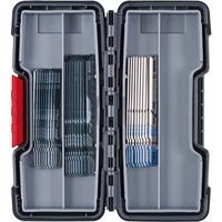 Bosch 2 607 010 903 lama per sega a gattuccio, sega a traforo e sega universale Lama per seghetto alternativo 30 pz, Impostare la lama per sega Lama per seghetto alternativo, Metallo, Legno, Nero, Grigio, 30 pz