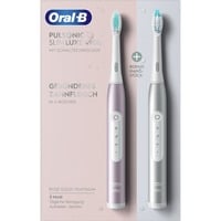Braun Oral-B Pulsonic Slim Luxe 4900, Spazzolino da denti elettrico Oro rosa/Platino