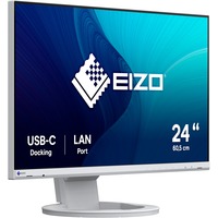 EIZO FlexScan EV2490-WT Monitor PC 60,5 cm (23.8") 1920 x 1080 Pixel Full HD LED Bianco, Monitor LED bianco, 60,5 cm (23.8"), 1920 x 1080 Pixel, Full HD, LED, 5 ms, Bianco