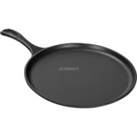 Lodge Padella per crêpes L9OG3, con manico Nero