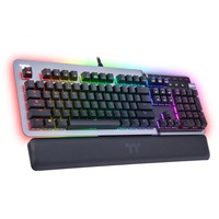 Thermaltake Argent K5 RGB tastiera USB QWERTY Inglese Titanio titanio/Nero, Full-size (100%), USB, Interruttore a chiave meccanica, QWERTY, LED RGB, Titanio