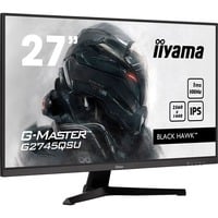 iiyama G-MASTER G2745HSU-B2 LED display 68,6 cm (27") 1920 x 1080 Pixel Full HD Nero, Monitor di gioco Nero (opaco), 68,6 cm (27"), 1920 x 1080 Pixel, Full HD, LED, 1 ms, Nero