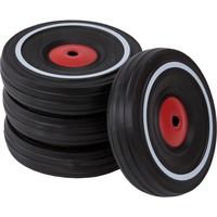 BIG Bobby-Car-Whisper-Wheels Giochi di ruolo, Set di ruote Nero