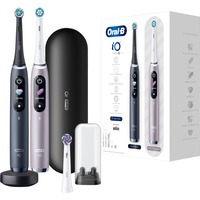 Braun Oral-B iO Series 9, Spazzolino da denti elettrico Nero/rosato