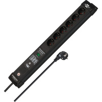 Brennenstuhl Multipresa Connect Premium-Line WiFi 6 vie, Ciabatta Nero
