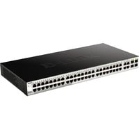 D-Link DGS-1210-48 switch di rete Gestito L2 Gigabit Ethernet (10/100/1000) 1U Nero, Interruttore argento/Nero, Gestito, L2, Gigabit Ethernet (10/100/1000), Full duplex, Montaggio rack, 1U