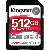 Kingston Canvas React Plus 512 GB SDXC, Scheda di memoria 