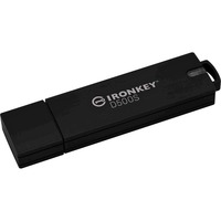 Kingston IronKey 64GB D500S FIPS 140-3 Lvl 3 AES-256, Chiavetta USB 64 GB, USB tipo A, 3.2 Gen 1 (3.1 Gen 1), 260 MB/s, Cuffia, Nero