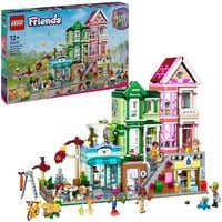 Friends 42670 Appartamenti e Negozi di Heartlake City, Gioco di Ruolo per Bambine 12+ con 3 Case Giocattolo da Costruire, Giochi di costruzione