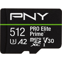 PNY P-SDU512V32200PEP-GE, Scheda di memoria Nero/Verde