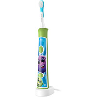Philips Sonicare For Kids HX6352/11, Spazzolino da denti elettrico verde