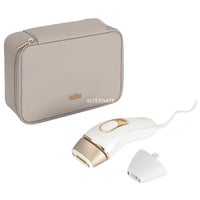 Procter & Gamble Epilatore Luce Pulsata Silk·expert Pro 5, Epilazione A Casa Tua, Con Custodia, Rasoio Donna Venus, 2 Testine, PL5152, Rimozione dei capelli bianco/Oro, Epilazione A Casa Tua, Con Custodia, Rasoio Donna Venus, 2 Testine, PL5152, Luce pulsata intensa (IPL), Oro, Bianco, AC