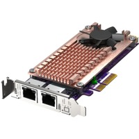 QNAP QM2-2P2G2T scheda di rete e adattatore Interno Ethernet 2500 Mbit/s Interno, Cablato, PCI Express, Ethernet, 2500 Mbit/s