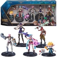 Spin Master League of Legends, confezione Città gemelle con personaggi esclusivi Jinx, Heimerdinger, Vi, Caitlyn ed Ekko, personaggi collezionabili da 10,2 cm, accessori, dai 12 anni in su, Gioco figura League of Legends , confezione Città gemelle con personaggi esclusivi Jinx, Heimerdinger, Vi, Caitlyn ed Ekko, personaggi collezionabili da 10,2 cm, accessori, dai 12 anni in su, Personaggio d'azione da collezione, Video game