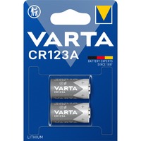 VARTA -CR123A-2 Batterie per uso domestico, Batteria Batteria monouso, CR123A, Litio, 3 V, 2 pz, 1600 mAh