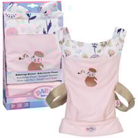 ZAPF Creation BABY born Baby Carrier Flower, Accessori della bambola BABY born Baby Carrier Flower, Zaino portabambola, 3 anno/i