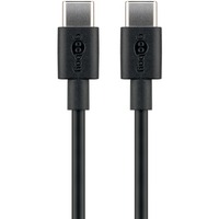 goobay Cavo USB 2.0, connettore USB-C > connettore USB-C Nero
