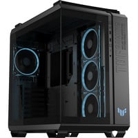 ASUS TUF GAMING GT502 Horizon TG ARGB Black Midi Tower Nero, Chassis Tower Nero, Midi Tower, PC, Nero, ATX, micro ATX, Mini-ITX, 16,3 cm, 40 cm