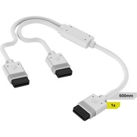 Corsair iCUE LINK Cavo a Y, 600mm, dritto bianco