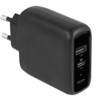 DeLOCK 41455, Caricabatterie Nero