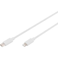 Digitus Cavo dati/ricarica USB 2.0 USB-C > Lightning, certificato MFI bianco