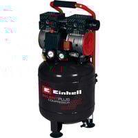 EINHELL TE-AC 24 Silent compressore ad aria 750 W 135 l/min Nero/Rosso, 135 l/min, 8 bar, 750 W, 22,1 kg