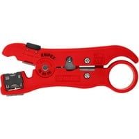 KNIPEX 16 60 06 SB Rosso pinza spellacavi Plastica, Rosso, 12,5 cm, 100 g