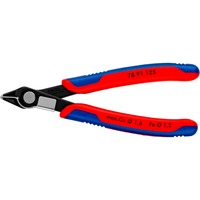 KNIPEX Electronic Super Knips 78 91 125, Pinze per elettronica rosso/Blu