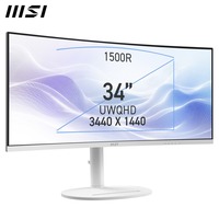MSI Modern MD342CQPW, Monitor LED bianco