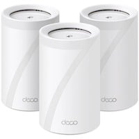 TP-Link BE9300 Tri-band (2,4 GHz/5 GHz/6 GHz) Wi-Fi 7 (802.11be) Bianco 4 Interno, Router di rete bianco, Bianco, Interno, Sistema Mesh, Tri-band (2,4 GHz/5 GHz/6 GHz), Wi-Fi 7 (802.11be), 9300 Mbit/s