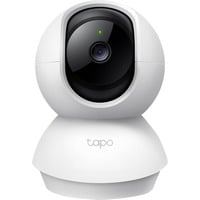 TP-Link Tapo TC71 videocamera di sorveglianza da interno, Telecamera di sorveglianza bianco/Nero, Telecamera di sicurezza IP, Interno, Wireless, Amazon Alexa & Google Assistant, 2400 MHz, Scrivania