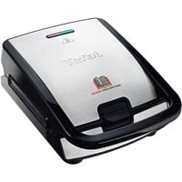 Tefal SW854D16 tostiera 700 W Nero, Acciaio inossidabile, Creatore del panino accaio/Nero, 700 W, 2 pz, 32 pz
