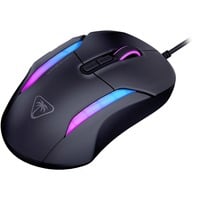 Turtle Beach Kone II: Mouse da gaming RGB cablato ed ergonomico, Sensore ottico da 26K DPI, ciclo di vita degli switch ottici di 100 milioni di clic, 23 input personalizzabili - Nero cenere, Mouse da gioco Nero, Sensore ottico da 26K DPI, ciclo di vita degli switch ottici di 100 milioni di clic, 23 input personalizzabili - Nero cenere, Mano destra, Ottico, USB tipo A, 26000 DPI, Nero